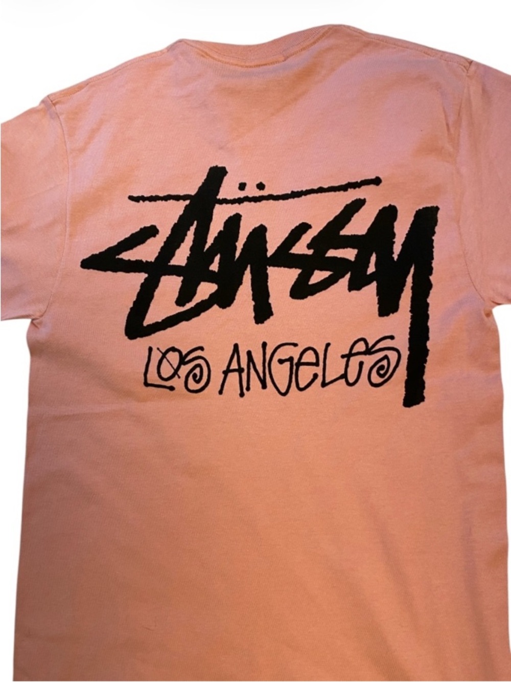 🆕 STUSSY T Shirt LA Exclusive Limited Run Stüssy Unisex Medium Rose Quartz - Picture 5 of 10
